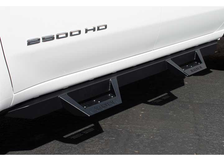 Raptor Series 2019-2026 Silverado/Sierra 1500/2020-2026 Silverado/Sierra 2500/3500 Crew Cab black Cab Length RT Steps - RTS26CH - image 3