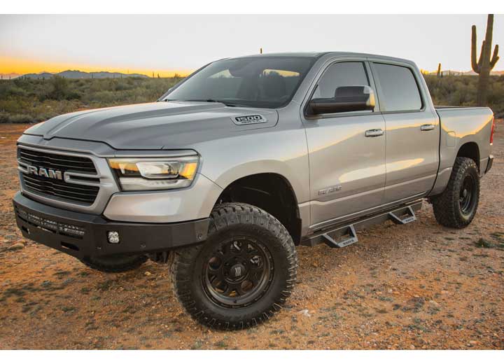 Raptor Series Cc Black Cab Length Rt Steps for 2019-2026 Ram 1500 - RTS37DG - image 5