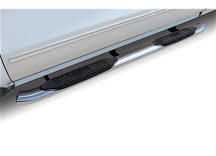 Raptor Series 2015-2026 F-150 and 2017-2026 F-250, F-350 SuperCrew 4 in OE Style Curved SS Oval Steps, Silver - 1503-0639 - image 4