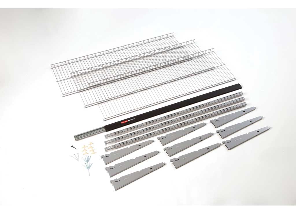 Rubbermaid FastTrack 48" Rail Garage Shelf Kit - 2064666 - image 7