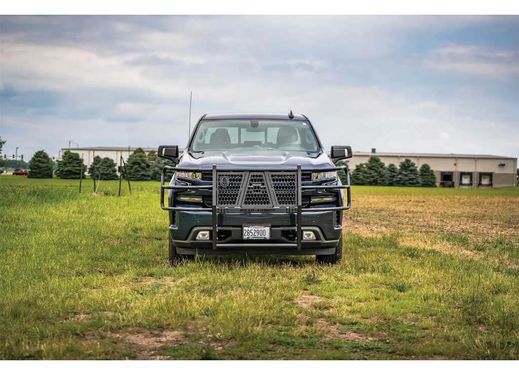 Road Armor Vaquero Front Grille Guard Texture Black for 2019-2021 Chevrolet Silverado 1500 - 3191-BRSH - image 5