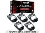 Recon Accessories 2017-2022 F-250, F-350 and F-450, F-550 Super Duty (5-Piece Set) Smoked Cab Roof Light Lens - 264343BKHPWH - image 3