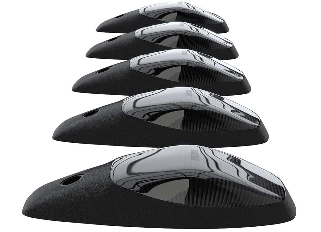 Recon Accessories 2019-2026 Ram 2500/3500 (5Pc Set) Smoked Cab Roof Kit With White & Amber Strobe & Running - 264346BKS - image 5