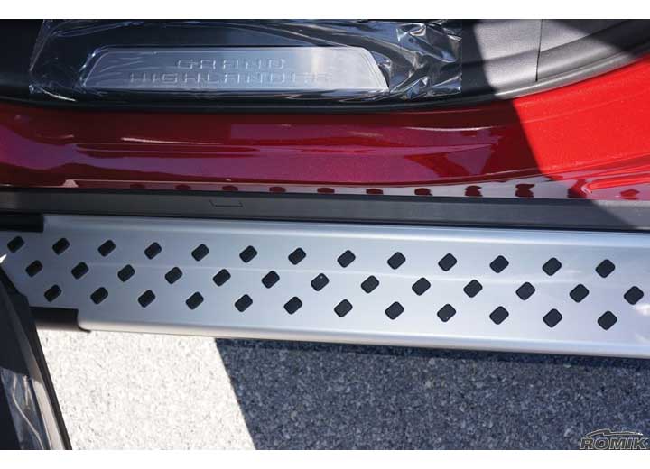 Romik SUV Running Boards Ral-S Side Steps Silver for 2024-2026 Toyota Grand Highlander - 61756418 - image 3