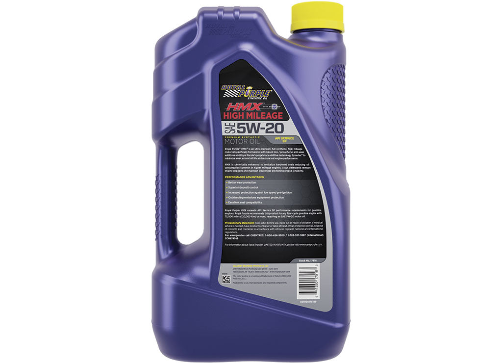 Royal Purple Hmx Engine Oil 5W-20-5 qt. Bottle - 37518 - image 3