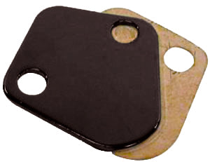 Racing Power Co-Packaged Fuel Pump Blockoff R2058BK — product image 1