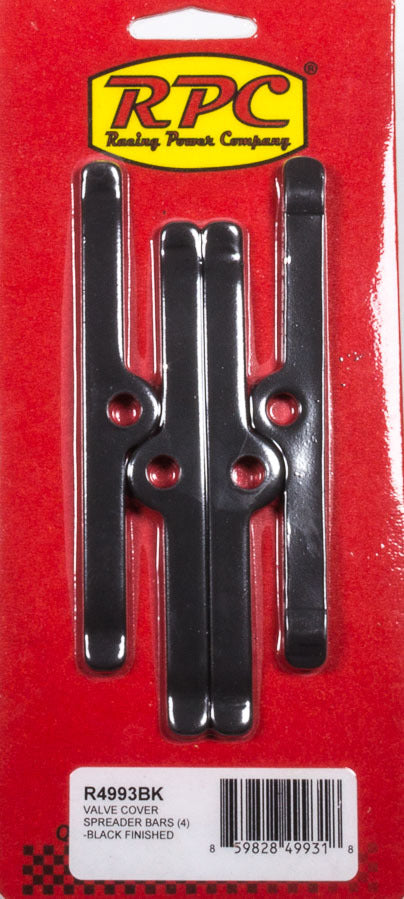 Racing Power Co-Packaged Valve Cover Hold Down Tabs R4993BK — product image 1