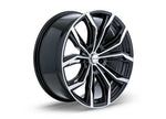 RTX Wheels ET40 16x7 5x112 +40 mm Offset ET40 CB57.1 Black Machined Wheel with 57.1 mm Center Bore - 082417 - image 2