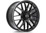 RTX Wheels ET38 19x8.5 5x112 +38 mm Offset ET38 CB66.6 Gloss Black Machined Lip Wheel with 66.6 mm Center Bore - 083184 - image 4