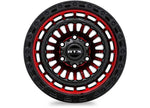 RTX Wheels CB71 17x9 5x127 15 mm Offset ET-15 CB71.5 Gloss Black Machined Red Wheel with 71.5 mm Center Bore - 083092 - image 3