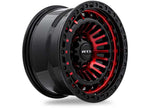 RTX Wheels CB71 17x9 5x127 15 mm Offset ET-15 CB71.5 Gloss Black Machined Red Wheel with 71.5 mm Center Bore - 083092 - image 2