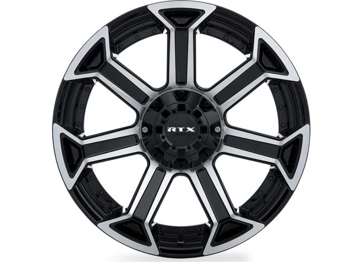 RTX Wheels CB87 20x9 6x139.7 0 mm Offset 6x135 with 139.7 ET0 CB87.1 Gloss Black Machined Wheel with 87.1 mm Center Bore - 082921 - image 3