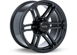 RTX Wheels ET25 17x8 6x139.7 +25 mm Offset ET25 CB106.1 Satin Black Wheel with 106.1 mm Center Bore - 081813 - image 4