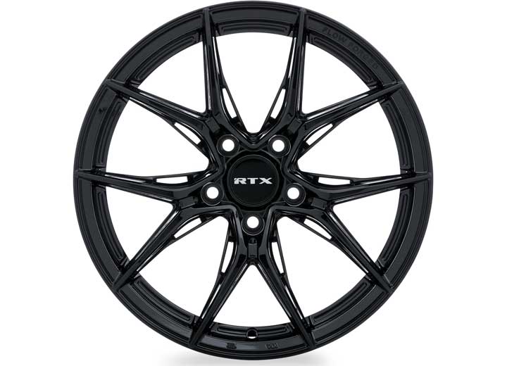 RTX Wheels ET40 16x7 5x114.3 +40 mm Offset ET40 CB73.1 Gloss Black Wheel with 73.1 mm Center Bore - 082919 - image 3
