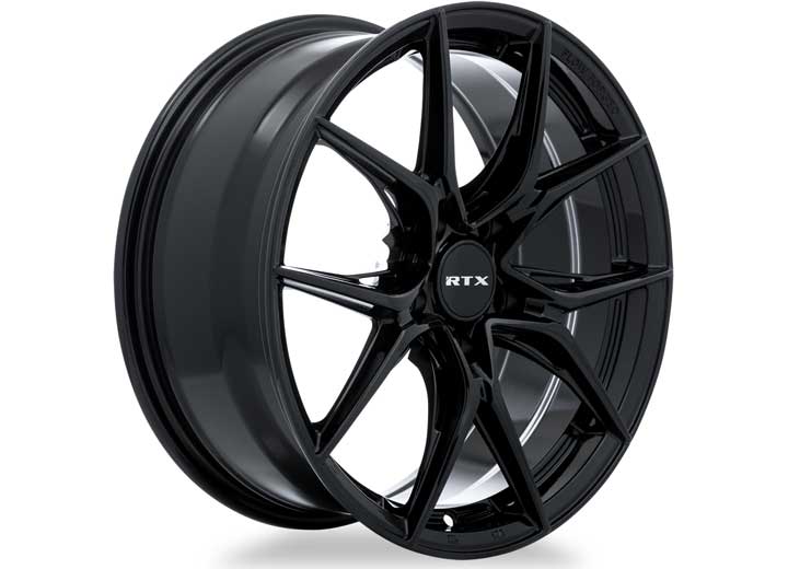 RTX Wheels ET40 16x7 5x114.3 +40 mm Offset ET40 CB73.1 Gloss Black Wheel with 73.1 mm Center Bore - 082919 - image 2