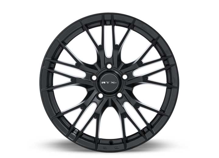 RTX Wheels ET40 18x8 5x112 +40 mm Offset ET40 C66.6 Satin Black Wheel with 66.6 mm Center Bore - 082307 - image 3