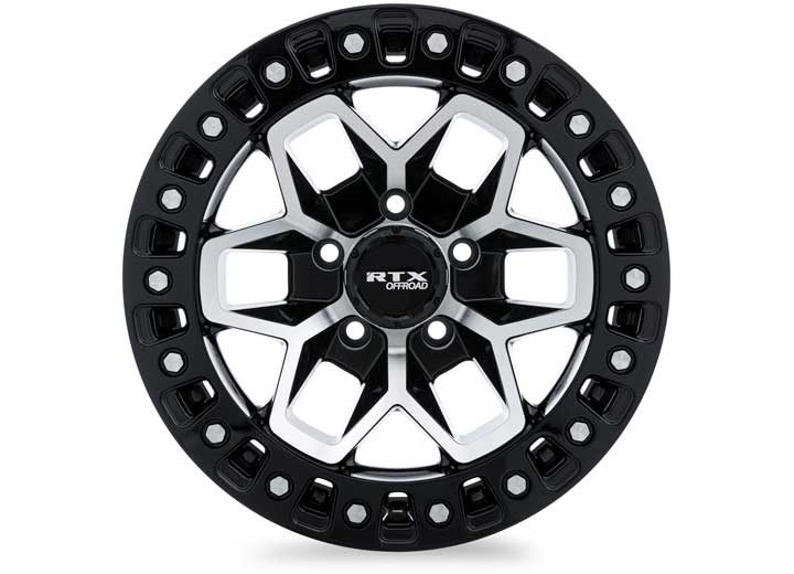 RTX Wheels CB71 17x9 5x127 15 mm Offset ET-15 CB71.5 Gloss Black Machined Wheel with 71.5 mm Center Bore - 082981 - image 3