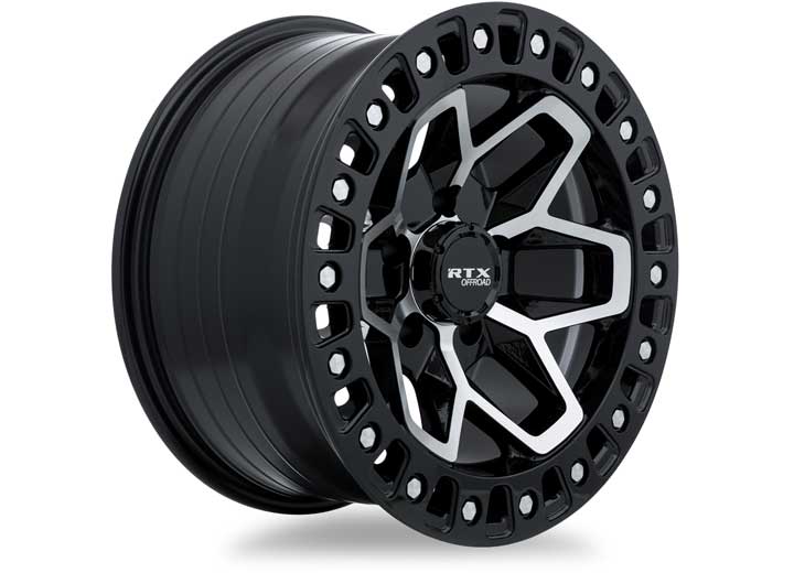 RTX Wheels CB71 17x9 5x127 15 mm Offset ET-15 CB71.5 Gloss Black Machined Wheel with 71.5 mm Center Bore - 082981 - image 4
