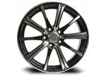 RTX Wheels ET38 14x5.5 4x100 +38 mm Offset ET38 CB73.1 Black Machined Wheel with 73.1 mm Center Bore - 081042 - image 3