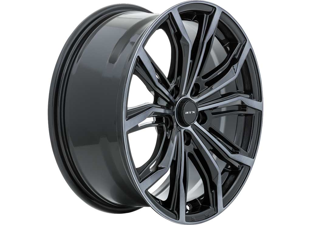RTX Wheels ET40 16x7 5x114.3 +40 mm Offset ET40 CB73.1 Black Machined Grey Wheel with 73.1 mm Center Bore - 082433 - image 15