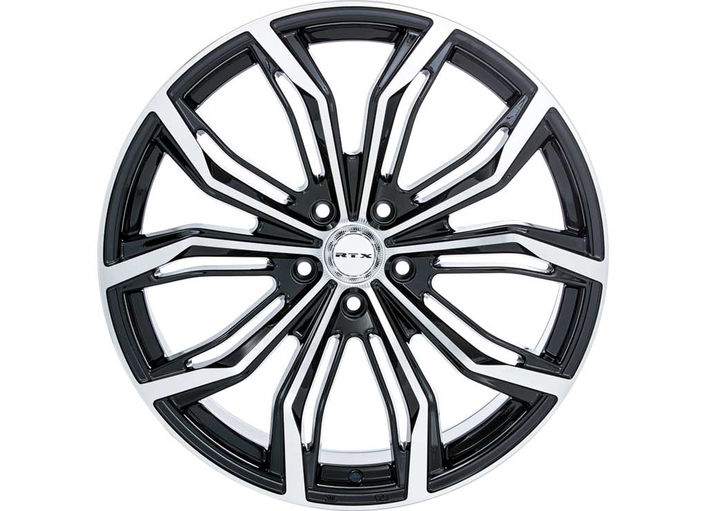 RTX Wheels ET38 20x9 5x114.3 +38 mm Offset ET38 CB73.1 Black Machined Wheel with 73.1 mm Center Bore - 082913 - image 6