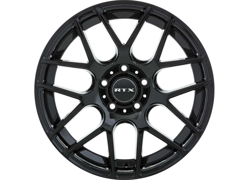 RTX Wheels ET38 18x8 5x114.3 +38 mm Offset ET38 CB73.1 Gloss Black Wheel with 73.1 mm Center Bore - 082762 - image 6