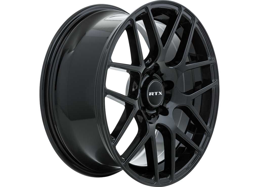 RTX Wheels ET38 18x8 5x114.3 +38 mm Offset ET38 CB73.1 Gloss Black Wheel with 73.1 mm Center Bore - 082762 - image 5