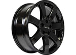 RTX Wheels ET45 17x7.5 5x114.3 +45 mm Offset ET45 CB64.1 Gloss Black Wheel with 64.1 mm Center Bore - 082838 - image 5