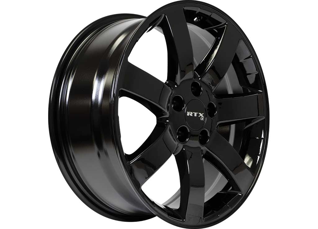 RTX Wheels ET45 17x7.5 5x114.3 +45 mm Offset ET45 CB64.1 Gloss Black Wheel with 64.1 mm Center Bore - 082838 - image 5