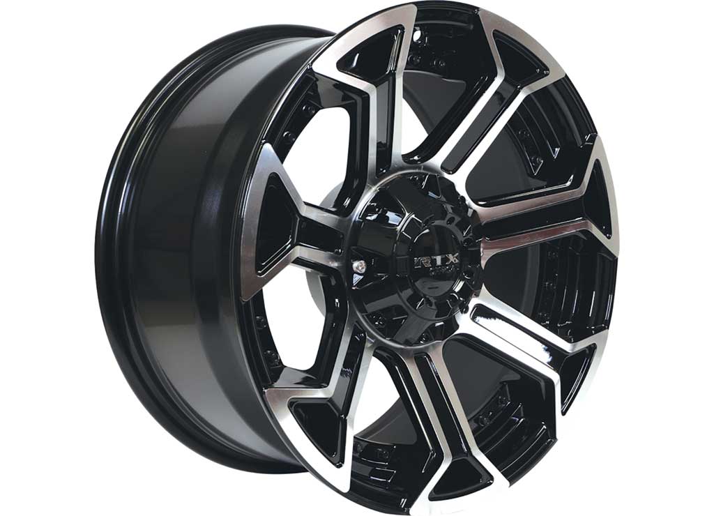 RTX Wheels CB87 20x9 6x139.7 0 mm Offset 6x135 with 139.7 ET0 CB87.1 Gloss Black Machined Wheel with 87.1 mm Center Bore - 082921 - image 5
