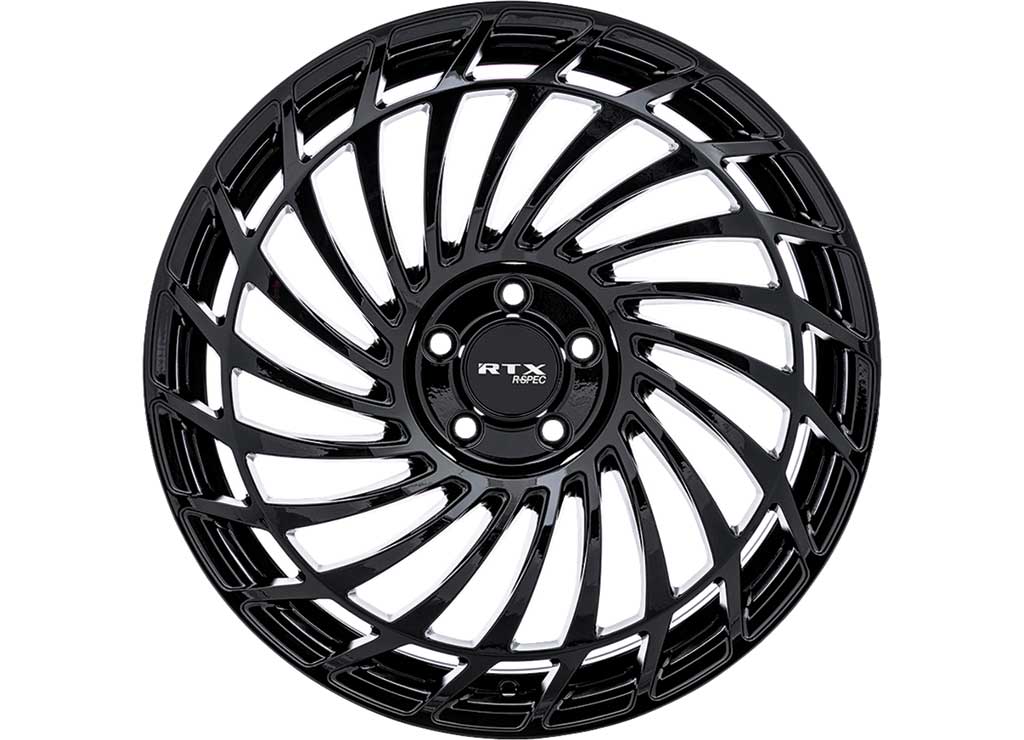 RTX Wheels RS06 20x8.5 5x114.3 +40 mm Offset ET40 CB67.1 Gloss Black Wheel with 67.1 mm Center Bore - 083070 - image 6