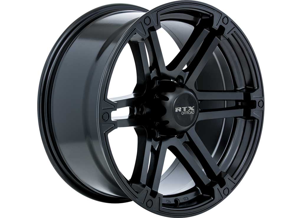 RTX Wheels ET25 17x8 6x139.7 +25 mm Offset ET25 CB106.1 Satin Black Wheel with 106.1 mm Center Bore - 081813 - image 5
