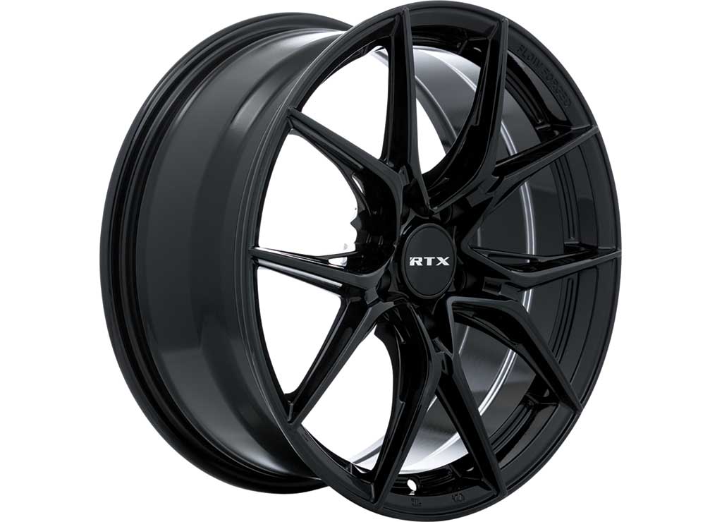 RTX Wheels ET40 16x7 5x114.3 +40 mm Offset ET40 CB73.1 Gloss Black Wheel with 73.1 mm Center Bore - 082919 - image 5