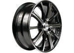 RTX Wheels ET38 14x5.5 4x100 +38 mm Offset ET38 CB73.1 Black Machined Wheel with 73.1 mm Center Bore - 081042 - image 5