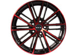 RTX Wheels ET45 17x7.5 5x114.3 +45 mm Offset ET45 CB73.1 Black Machined Red Wheel with 73.1 mm Center Bore - 081209 - image 4