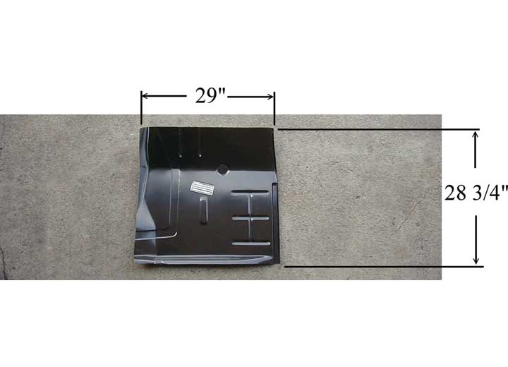 Sherman Parts RH Front Cab Floor Section Modify For 4 Wd Dodge Pickup 1972-1993, Ramcharger 1974-1993, Trai L Duster 1974-1980 Protection - 326-40R - image 2