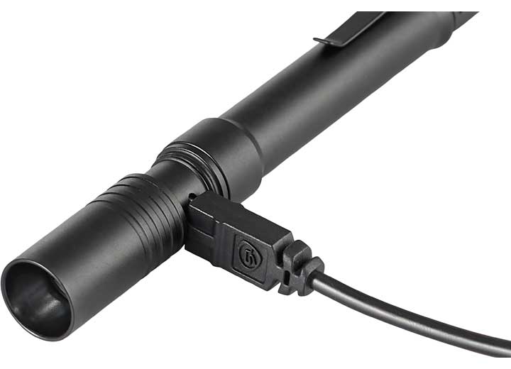 Streamlight Stylus Pro USB With USB Cord, Nylon Holster, Black With White LED Flashlight - 66134 - image 3