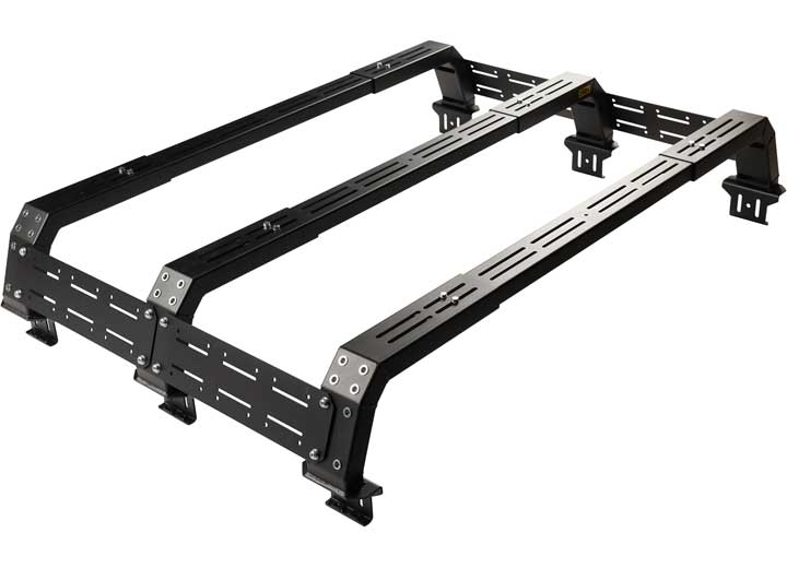 Smittybilt Defender Low Profile Bed Rack, Black - 18606 - image 10