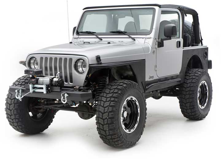 Smittybilt Src Rock Crawler Front Bumper for 1976-1983 Jeep CJ5, 1976-1986 Jeep CJ7 and 1987-2006 Jeep Wrangler - 76740D - image 3
