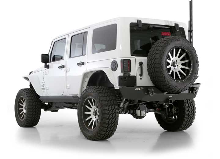 Smittybilt Xrc Rear Bumper with Hitch for 2007-2018 Jeep Wrangler - 76855 - image 15