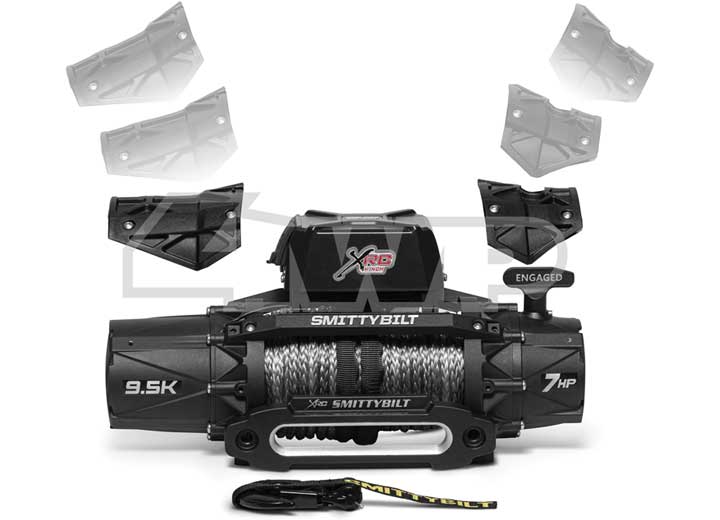 Smittybilt Xrc Gen3 Competition 9,500 lb Winch with Synthetic Rope - 98695 - image 26