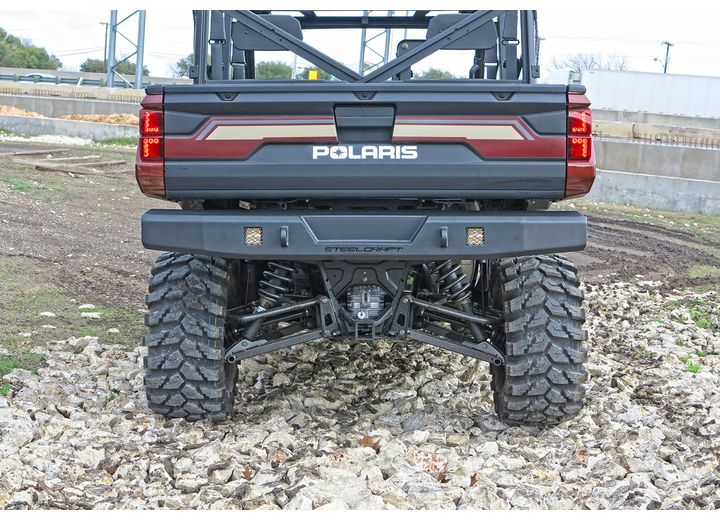 Steelcraft 2018-2019 Polaris Ranger 1000/XP1000- Rear Bumper Replacement- Fine Textured Black- UTV - 65-3000 - image 2
