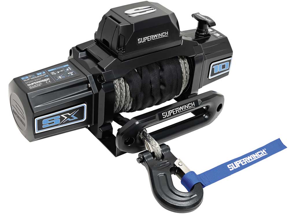 Superwinch SX10SR Winch, 10000 lb, 12 VDC, 3/8 in X 80 ft Synthetic Rope, 5.5 HP - 1710204 - image 7