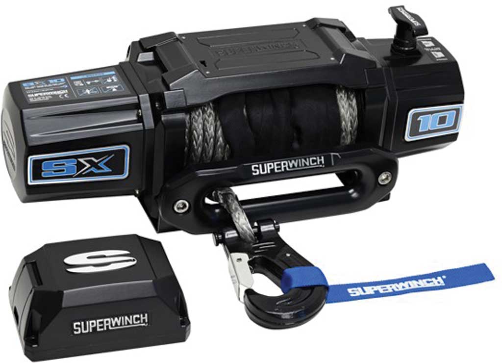 Superwinch SX10SR Winch, 10000 lb, 12 VDC, 3/8 in X 80 ft Synthetic Rope, 5.5 HP - 1710204 - image 2