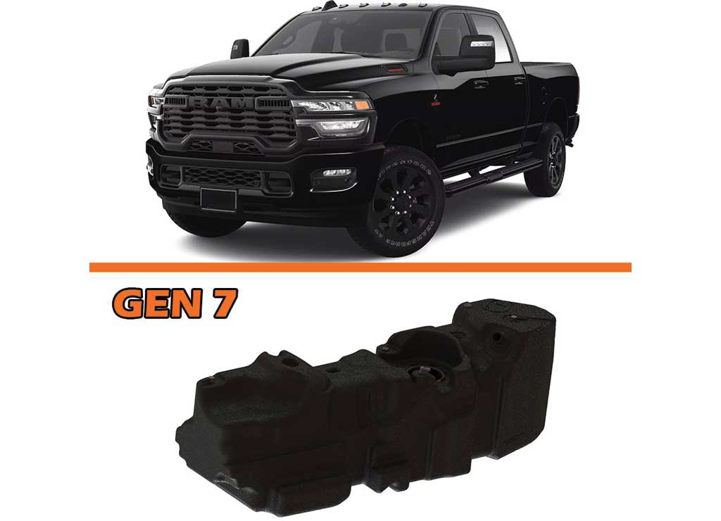 Titan Fuel Tanks 2025-2027 Ram 2500/3500 Crew Cab Short Bed (4WD Only) 52 Gallon XXL Mid-Ship Fuel Tank - 7030125 - image 2