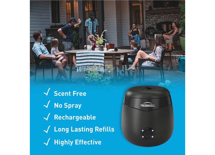 Thermacell E55 Rechargeable Mosquito Repeller, Charcoal - E55X - image 9