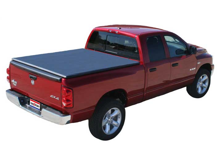TruXedo RealTruck 2002-2008 Ram 1500 and 2003-2009 Ram 2500 and 3500 TruXport Soft Roll-Up Tonneau Cover, 8 ft Bed, Black - 248101 - image 2