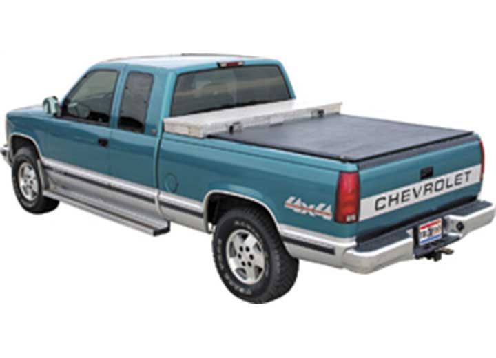 TruXedo 1988-1998 GM C/K Fs Pickup Stepside 6.5 ft Bed Lo Pro Qt Soft Roll-Up Tonneau Cover, Black - 549101 - image 4