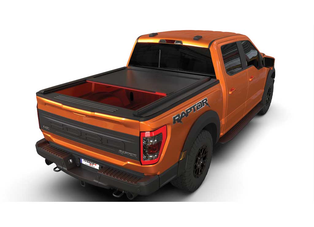 Tessera 4X4 Roll+ Manual Retractable Tonneau Bed Cover for 2021-Current Ford F-150 with 5'7" Bed - 5212062602275 - image 4