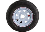 Tow-Rite ST175/80R13 Mounted On White Spoke 13x4.5, 4x4, Load Rating: C 6-Ply Rated, 1,360 lb - RDG25-700-WS4 - image 2
